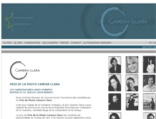 Tablet Screenshot of prixcameraclara.com